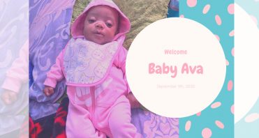 birth announcement Baby Ava