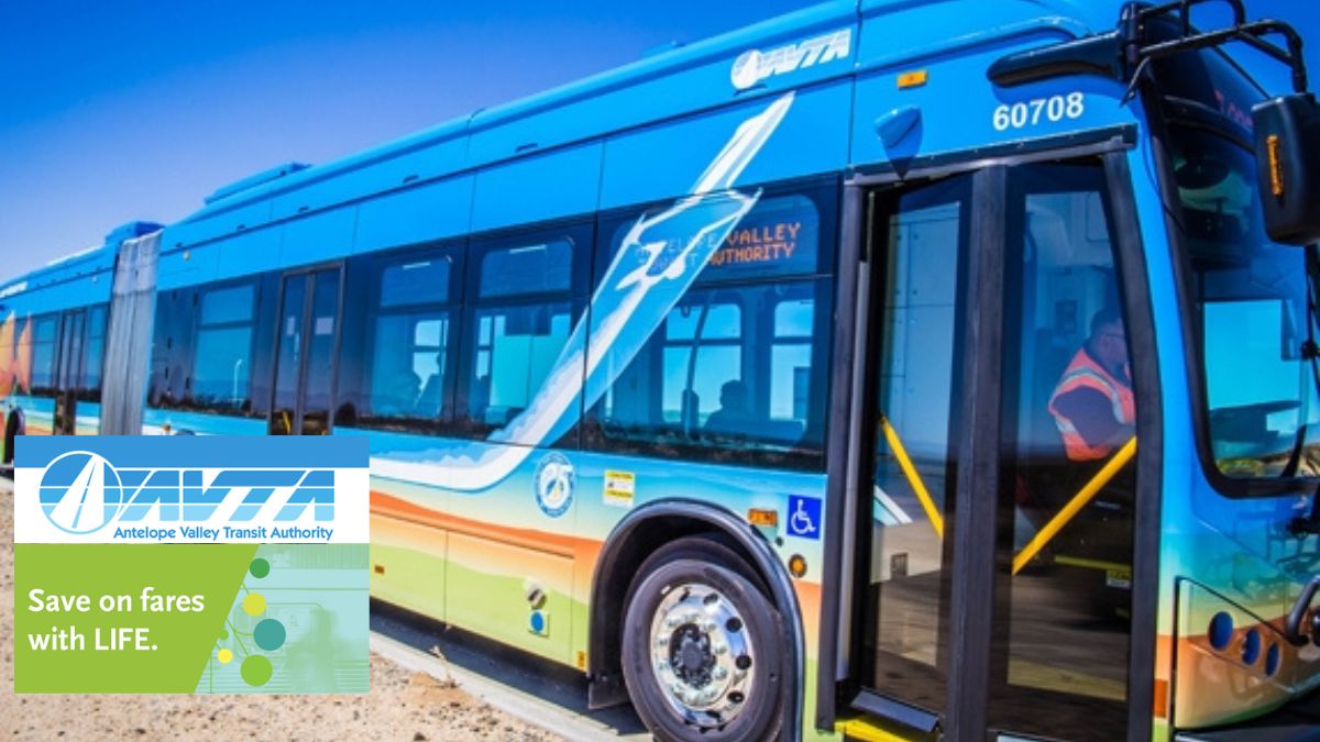 Antelope Valley Transit Authority bus