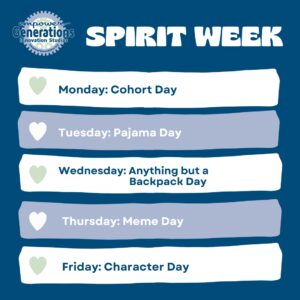 Empower Generations Spirit Week