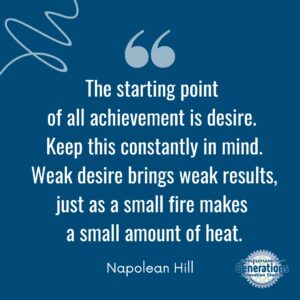 Napolean Hill quote