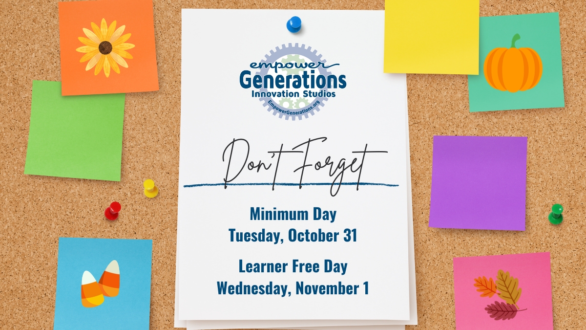 Minimum Day and Learner Free Day EG