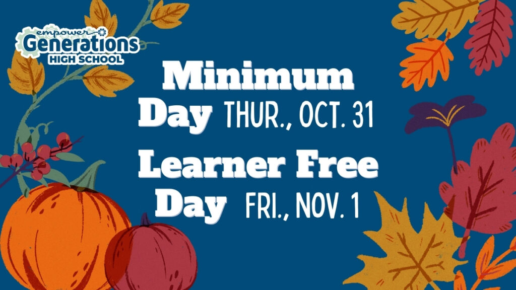 Minimum Day Learner Free Day