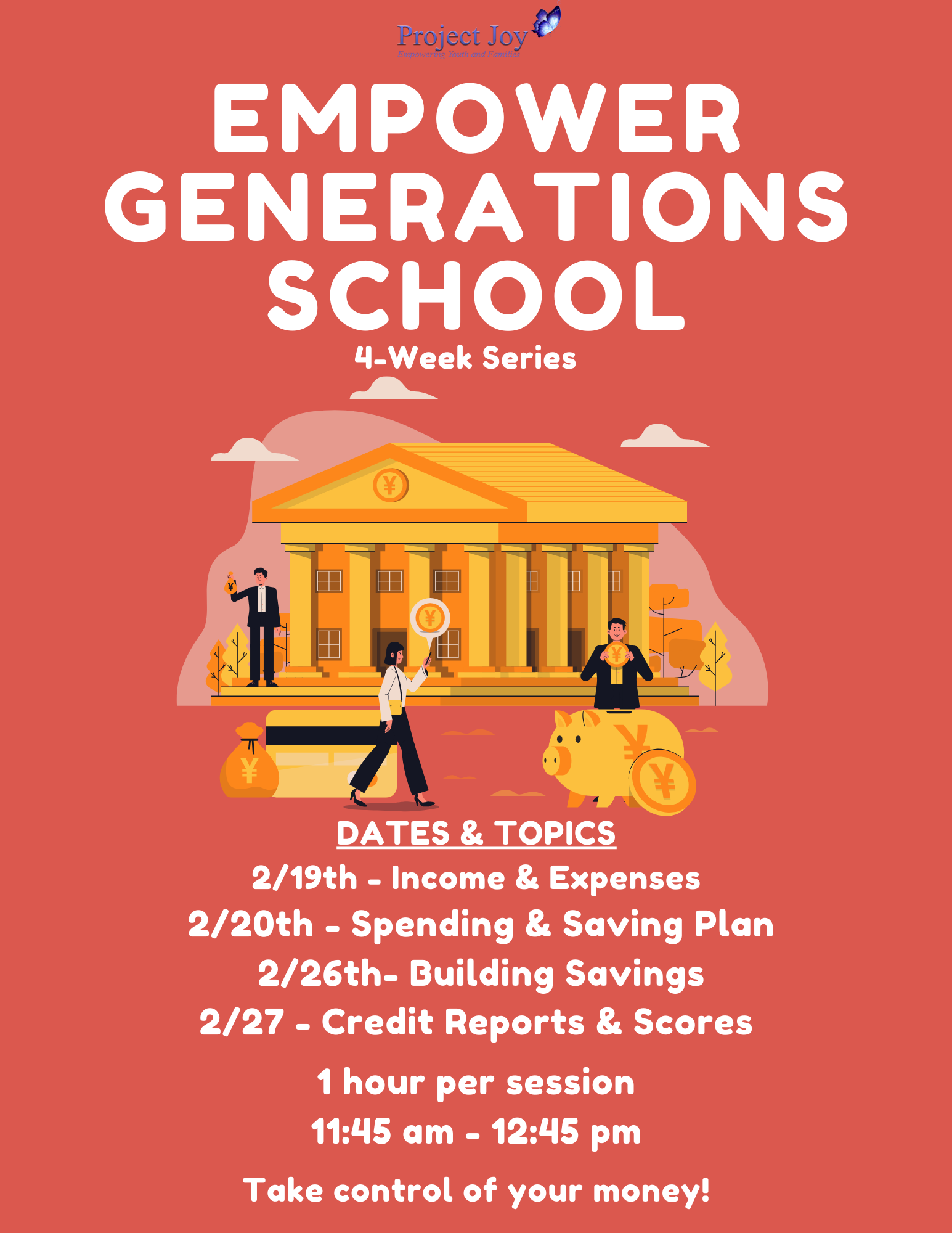 Empower Generations Project Joy Financial Literacy Workshops