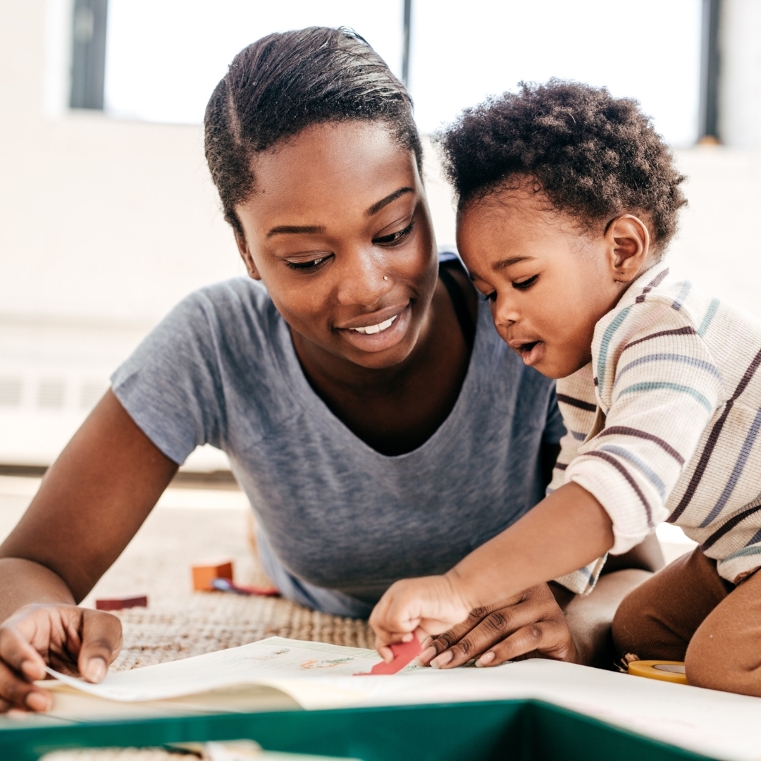 A learner working with young children in the ECE pathway