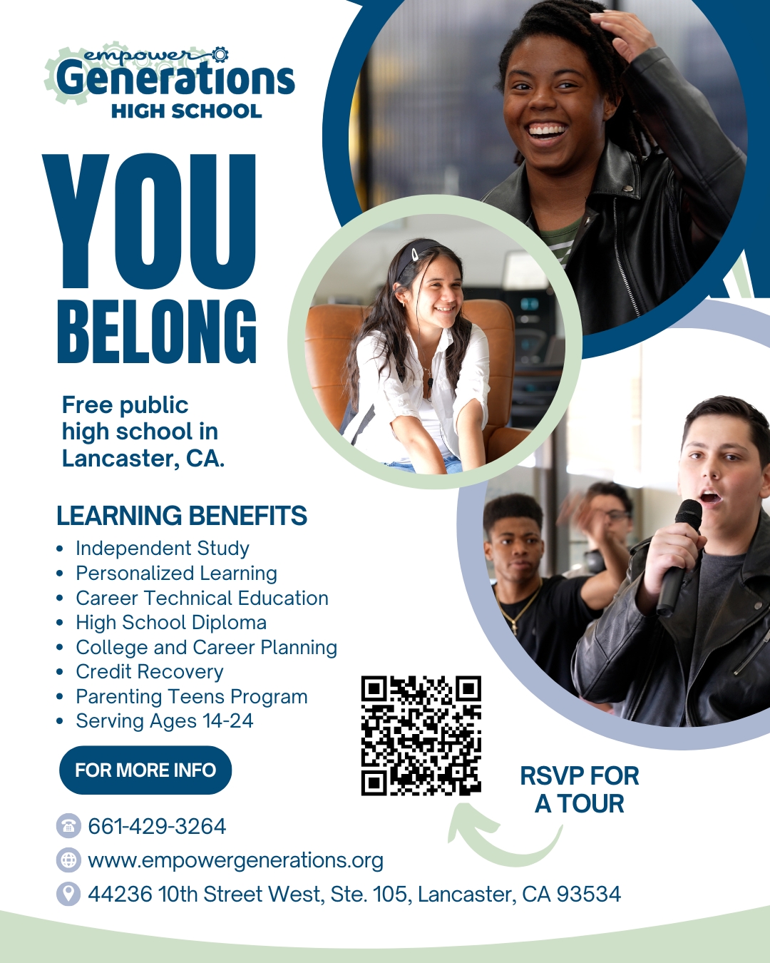 Empower Generations tour flyer