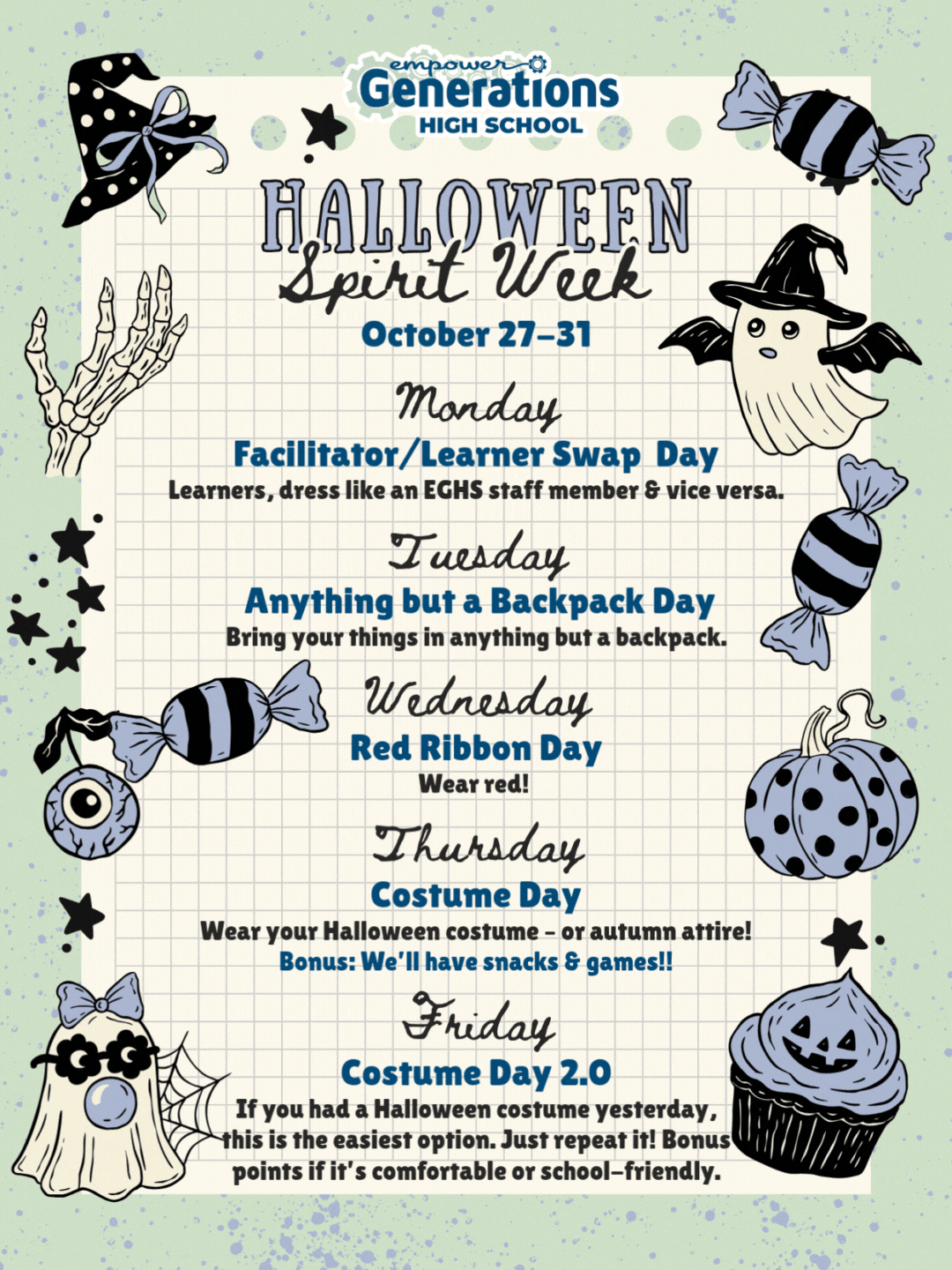 EGHS Halloween Spirit Week