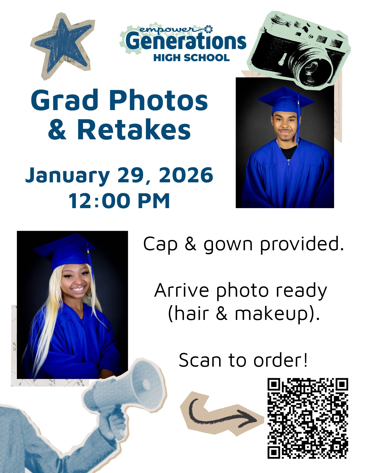 Empower Generations High School Grad Photos & Retakes 2026