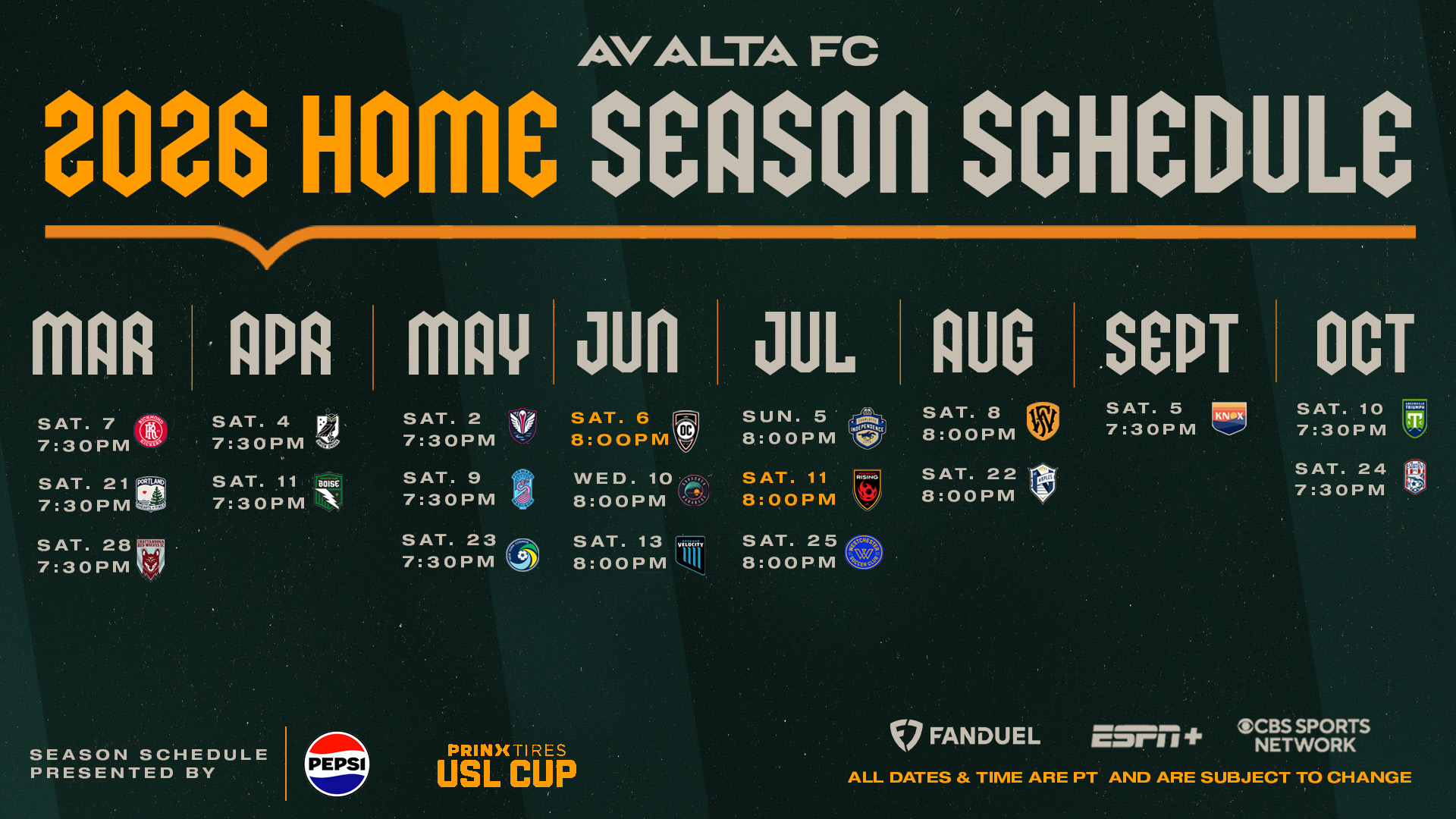 AV Alta Game Schedule