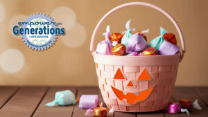 candy halloween basket